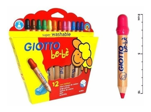 Lápices Primera Infancia Giotto Bebé 12 Colores
