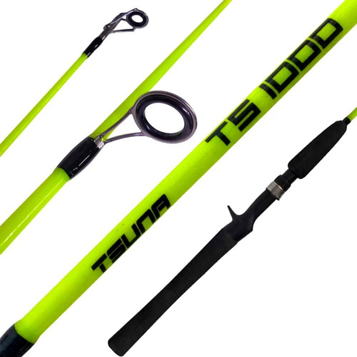 Kit 3 Varas De Pesca 1,50m 6-14lb Carretilha Fibra Maciça 2p