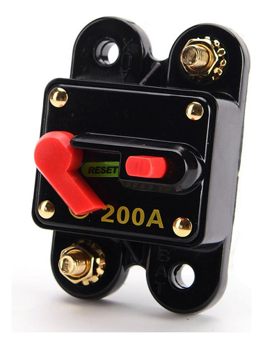 . 3 Disjuntor De Áudio Automotivo 200 Amperes Cc 12 V 24 V