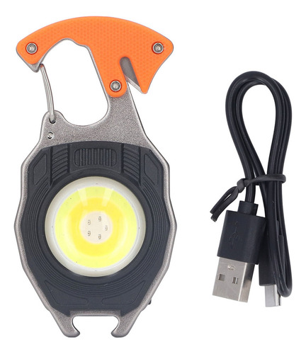 Linterna De Llavero Led Recargable Multifuncional