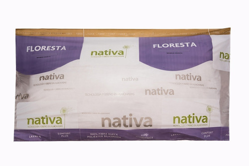Imagen 3 de 4 de Almohada Nativa Floresta Semicompacta 70x40