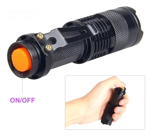 Linterna Detector Billetes Uv 395nm Luz Ultravioleta Recarga