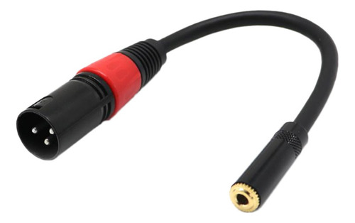 1 Pieza 3.5mm Hembra A Macho Xlr 1/8'' Convertidor