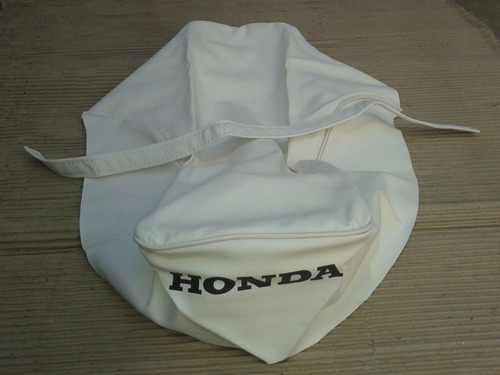 Honda C90 M/v Tapizado Blanco Vintage Funda Asiento Econo