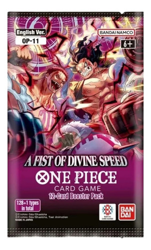 One Piece Tcg Op11 A Fist Of Divine Speed Booster Box Inglés Op11 Booster Box Inglés