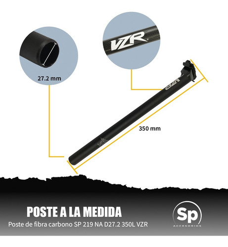 Poste De Asiento Bicicleta Aluminio Alta Calidad D27.2