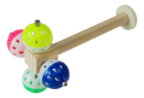 Rama De De Pájaros Perioete De Juguete De Madera Jugando
