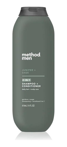 Method Men 2-in-1 Champú + Condtioner, Enebro + Salvia, 14 O