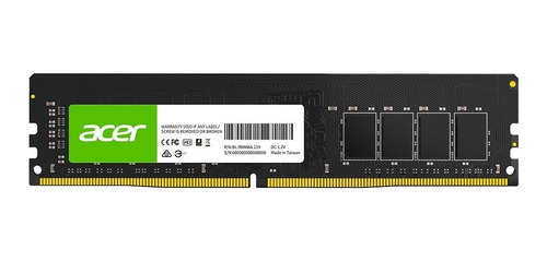 Memoria Ram Acer Ud100 Ddr4 8gb 2666mhz Pc Bl.9bwwa.221