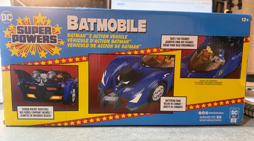 Dc Mcfarlane Batmóvel Batmobile Super Powers Batman 2023 (Usado)