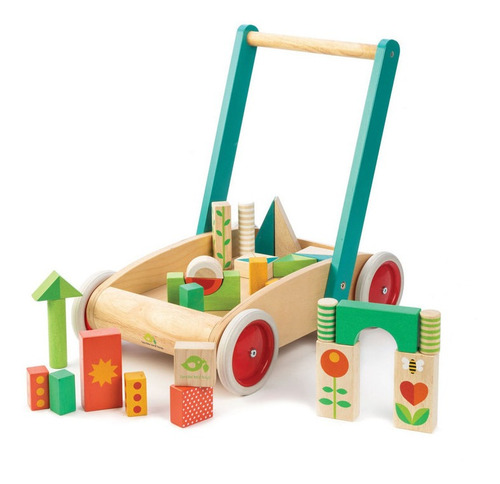 Tender Leaf Toys Caminador Con Bloques Bebe Infantil Madera®