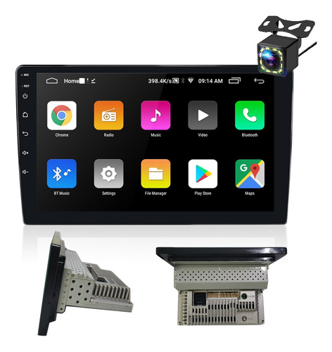 Estéreo Para Auto 1din Wifi Gps Android 9.1 De 9 Pulgadas