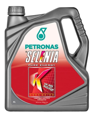 Aceite Sintetico 5w40 Selenia K Pure Energy 4litros 