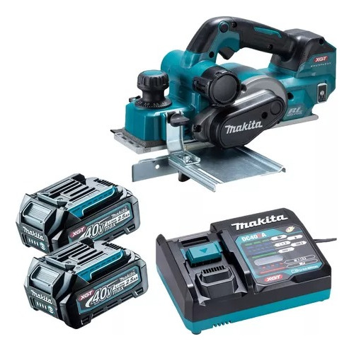 Plaina 40v Xgt Aws Brushless Kp001 2baterias 2,5ah Makita