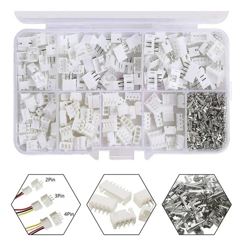 Kit 450pcs Conectores Macho Hembra 2p 3p 4p Terminal Jst Ph