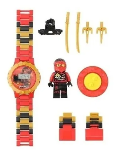 Reloj Digital Pulsera Bloques De Construcci n Figura Ninjago