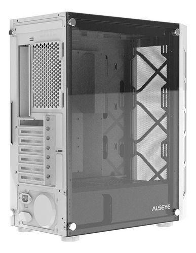 Gabinete Gamer Alseye Vortex Mid-tower Lateral De Vidro Wht