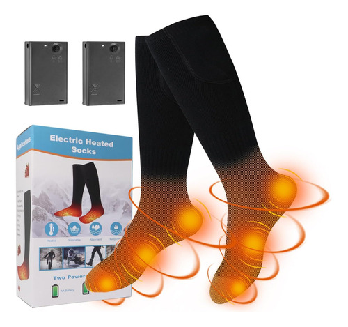 Calcetines Calefactables Eléctricos Térmicos Negros Klenk 20 Negro