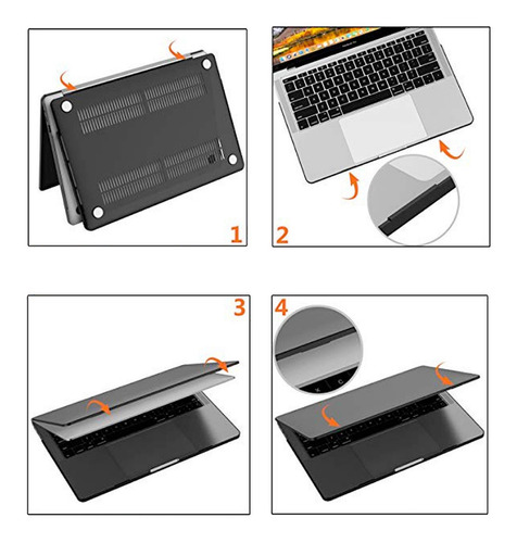 Protector Negro Mate Compatible Macbook Pro 16 A2485 M1 2021