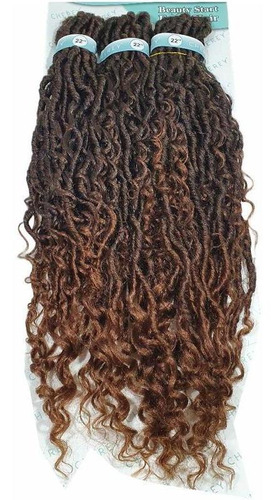 Cabelo Boho Goddess Loc Cherey Fibra Sintética 275g Crochet