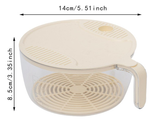 Plato Colador De Verduras, Plato Para Servir 14 Cm X 8,5 Cm