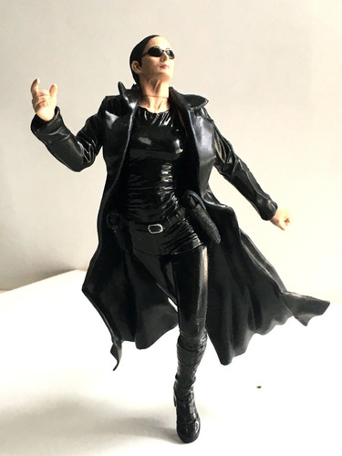 Figura Matrix Mcfarlane 2003 Trinity En Lobby Shooting Scene