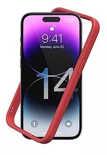 Bumper Case Para iPhone 14 Pro Rhinoshield Rojo