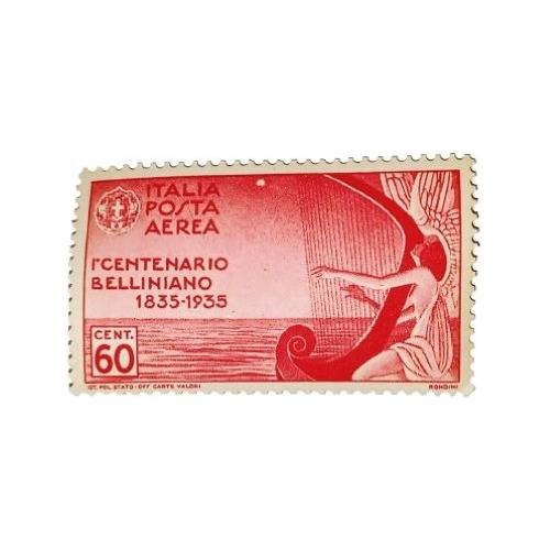 Estampilla Italia 1935 P. Aerea Bellini Yt.88