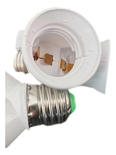 Venta De Socket Bases Led, Mxabs-012, 100 Pzs, 1 A 2, E27, Estructura Blanco