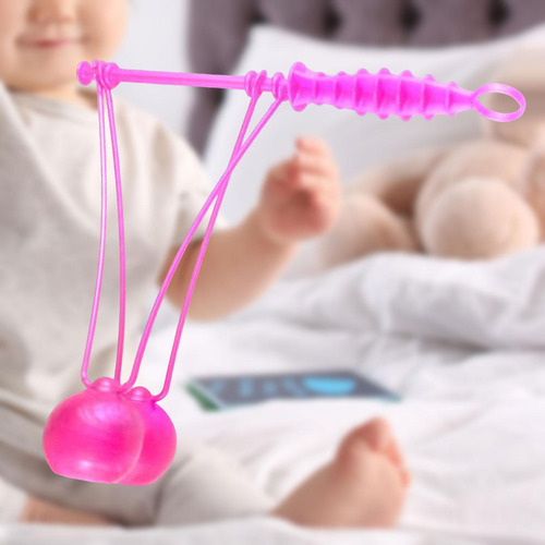 Swing Up Balls On A String Noise Maker Mini Rosado Rojo