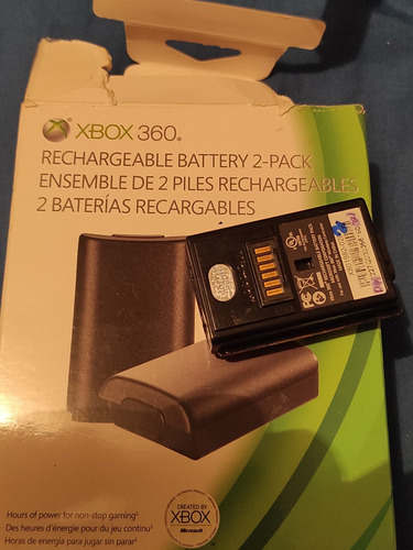 Bateria Recargable P/ Control Remoto Xbox 360 Slim Microsoft