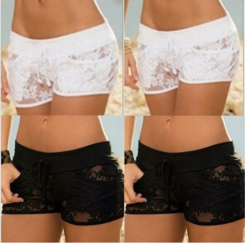 Calzoncillos Tipo Bóxer De Encaje Para Mujer, Bonito Diseño