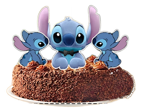 Topo De Bolo Topper De Bolo Já No Palito Stitch