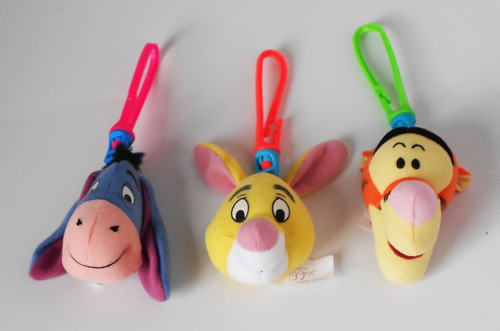 Llaveros Personajes De Winnie The Pooh (Usado)