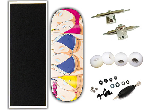 Fingerboard Completa Hook Ups Con Ruedas De Uretano