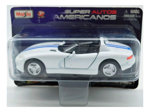 Super Autos Americanos Maisto Dodge Viper Gt2 - 1:43