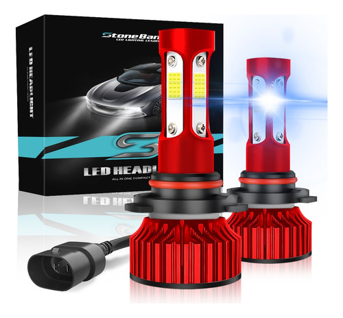 4 Lado Led Auto Kit De Faros 9005 Hb3 H10 Cob 72w 8000k Ip67