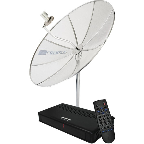 Antena Parabolica Cromus Cr1500 1,50m, Multiponto C/receptor