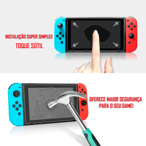 Película Anti-risco Para Display Para Nintendo Switch