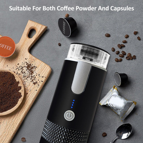 Cafetera De Café Espresso Inalámbrica Portátil De 170 Ml Par