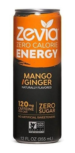 Zevia Zero Calorías, Bebida Energética Naturalmente
