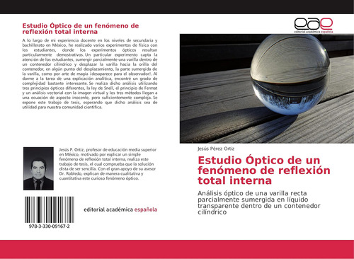 Libro: Estudio Óptico De Un Fenómeno De Reflexión Total Inte