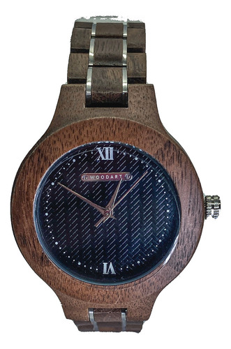 Reloj De Madera Lady Black. Caja De Madera Para Regalo.
