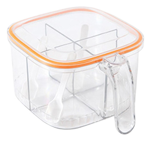 Caja De Condimentos 4 Compartimentos De Almacenamiento Botes