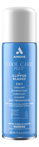 Spray Desifectante Andis Cool Care 5 En 1 Profesional 439g