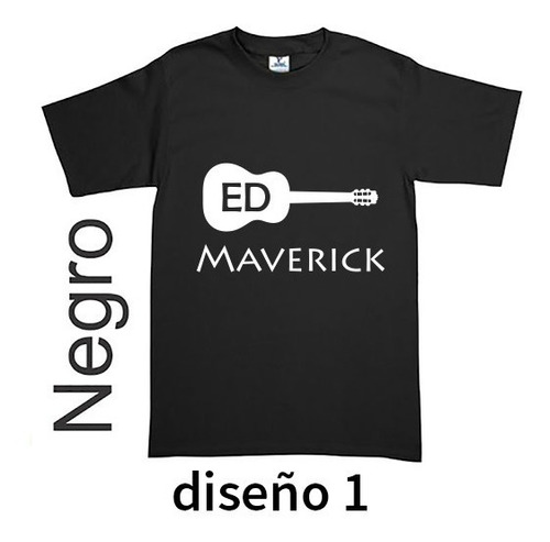 Playera Estampada Ed Maverick Vinil Textil