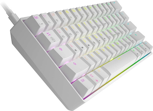 Imagen 7 de 7 de Gk61 Sk61 60% Mecánico Switches Opticos Gateron Yellow Rgb