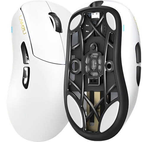 Mouse Gamer Lamzu Thorn Wireless Ultraleve 52g 26000dpi Cor Branco