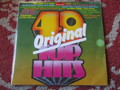 Vinilo 40 Original Top Hits.polydor Alemania 1975 Impecables