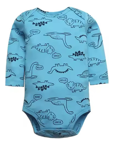 Conjunto De Ropa Para Bebé Niño 3 Piezas - Dinosaurios Diver